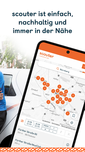 scouter Carsharing Screenshot