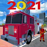 911 Fire Truck Car Game: Fire Truck Games 2021 icon