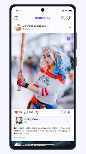 Android application Incosplay: cosplay network screenshort