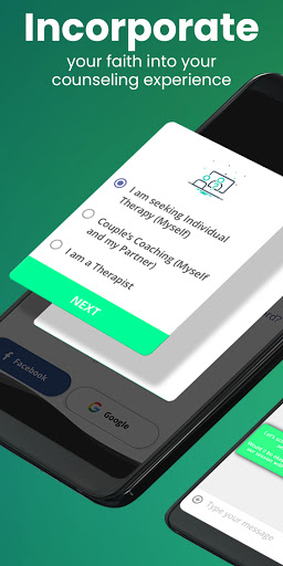 Android application Christian Therapist On Demand screenshort