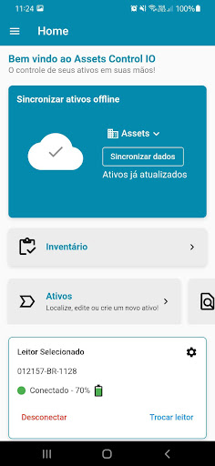 Android application Assets Control App screenshort