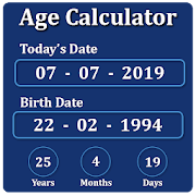 Age Calculator by Date of Birth (Days Months)  Icon