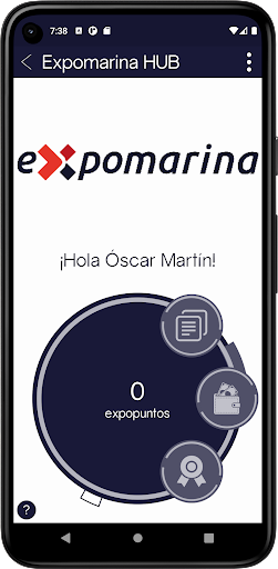Android application Expomarina HUB screenshort