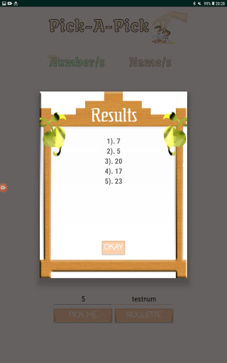 PickAPick Screen 3
