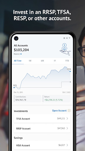 Android application CI Direct Investing screenshort