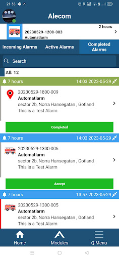 ALECOM 112 Screen 2