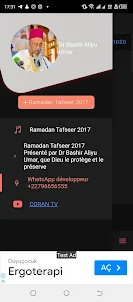 Ramadan Tafseer 2017 Dr Bashir