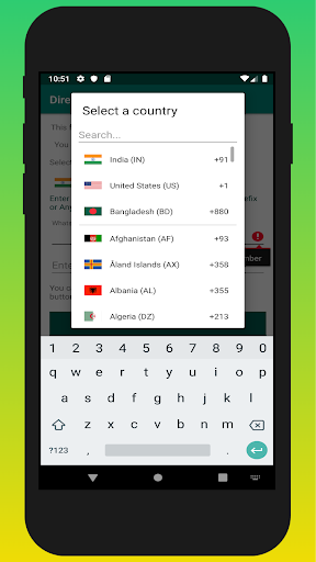 Direct Click to Chat Screen 2