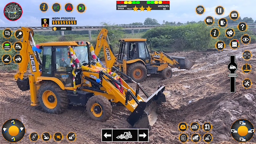 US Snow Excavator JCB Game Screen 3