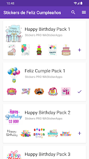 Stickers Happy Birthday Screenshot