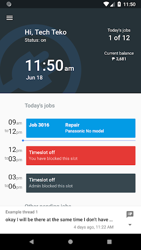 Android application Teko Tech screenshort