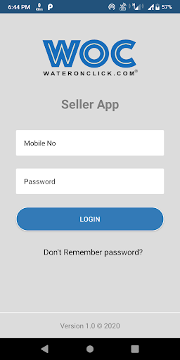 WOC SELLER APP Screen 2