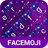 Neon Cancer Horoscope Emoji Keyboard Theme icon