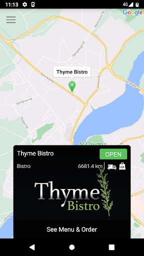 Thyme Bistro Screen 2