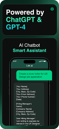 Screenshot of Lek: AI Writing Assistant