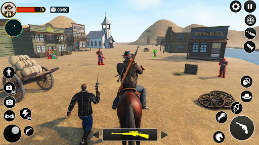 Android application West Cowboy: Shooting Games screenshort