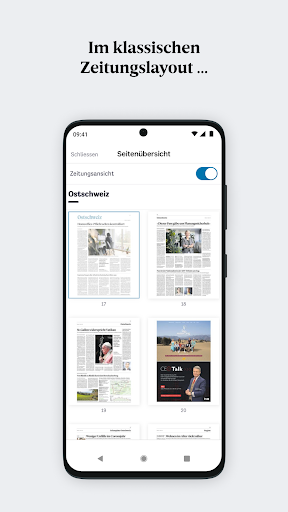 St. Galler Tagblatt E-Paper Screen 3