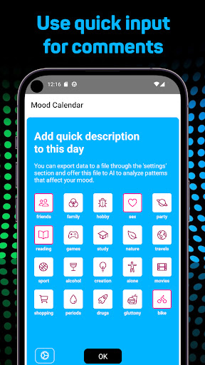 Day by day — mood tracker Screen 3
