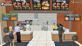Game screenshot ファーストフード店シミュレーターゲーム hack