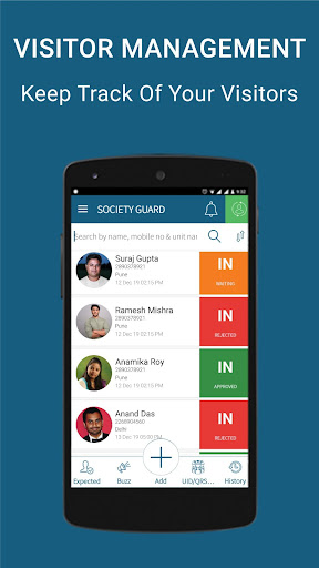 Android application Society Guard screenshort