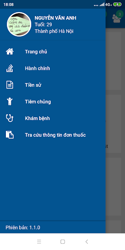 Android application HSSK Ninh Bình screenshort