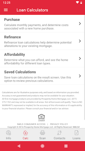 My Edina Home Mortgage Screen 3