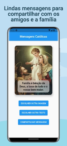 Android application Mensagens Católicas screenshort