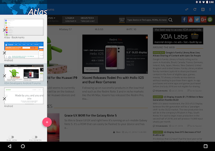 Atlas Web Browser Screenshot