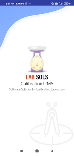 Android application Labsols Calibration LIMS screenshort