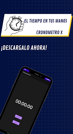 Android application Cronómetro X screenshort