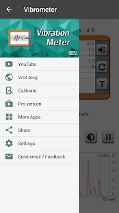 Vibration Meter Screenshot