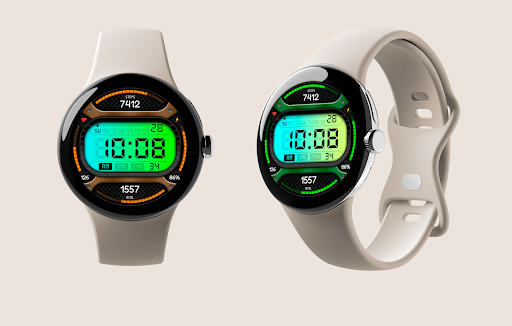 Digital DALGO URX08 Watch face screenshot 1