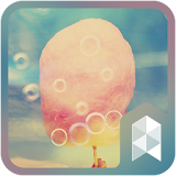 Lovely Pastel Cotton Candy Launcher theme icon