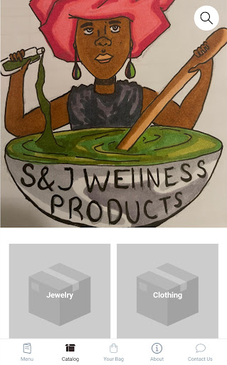 Android application S&J Wellness screenshort