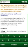 screenshot of E-Codes Demo: Food Additives