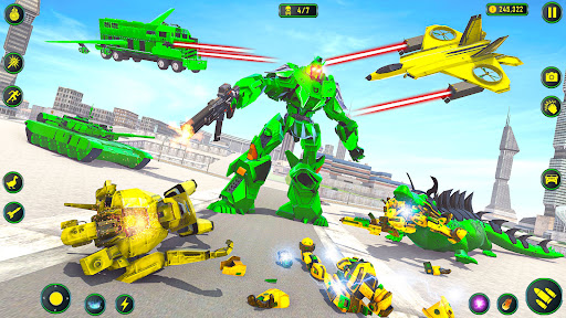 Animal Crocodile Robot Game Screen 3
