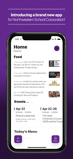 Android application Northwestern School Corp. screenshort