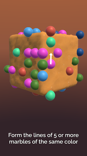 Android application 3D Lines of Marbles screenshort
