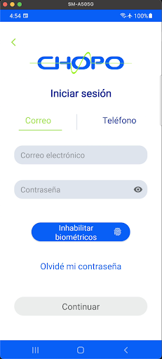 Chopo Mobile Screen 2