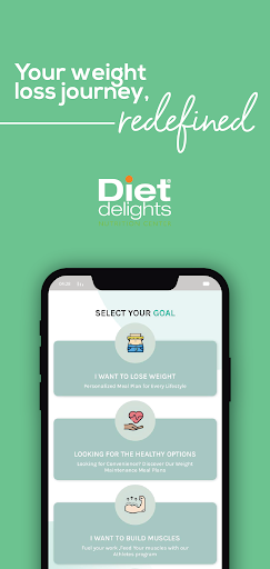 Android application Diet Delights screenshort
