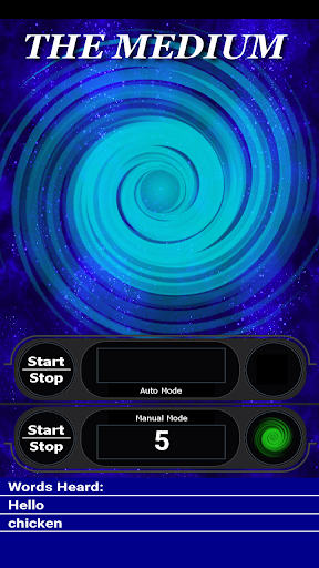 Android application THE MEDIUM screenshort