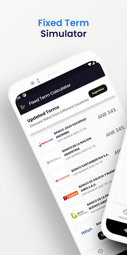Android application Fixed Term Simulator screenshort