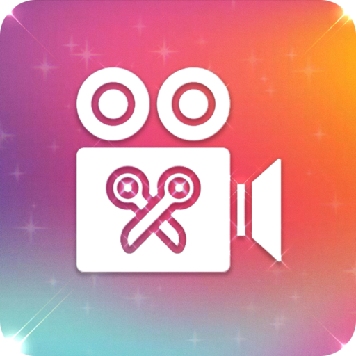 video editor with music & pic logo