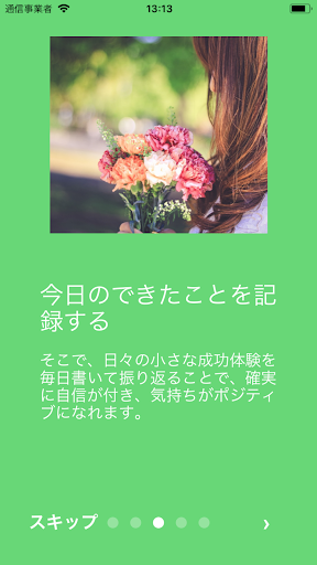 My Small Success Diary Screen 2