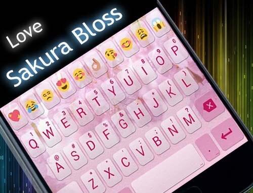 Emoji Keyboard Love Sakura
