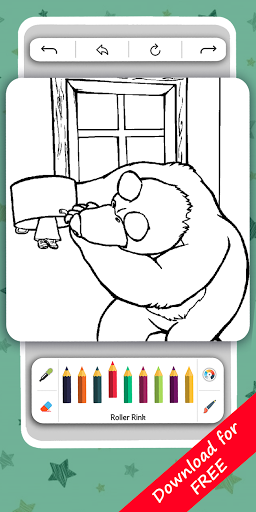 Masha Coloring Book Screen 3
