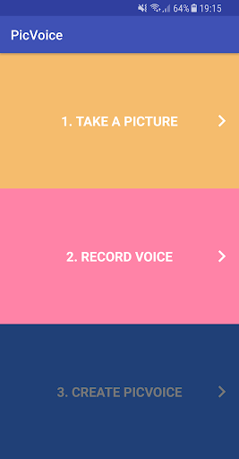 Android application PicVoice: Add voice to photos screenshort