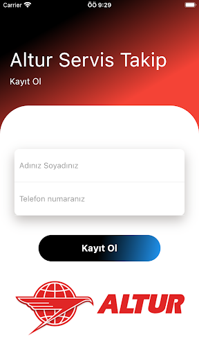 Altur Servis Takip Screen 3