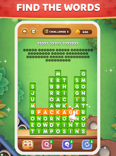 Word Tower - екранна снимка на първокласен пъзел