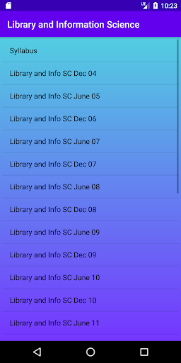 Library Science - UGC NET Jrf Screen 2